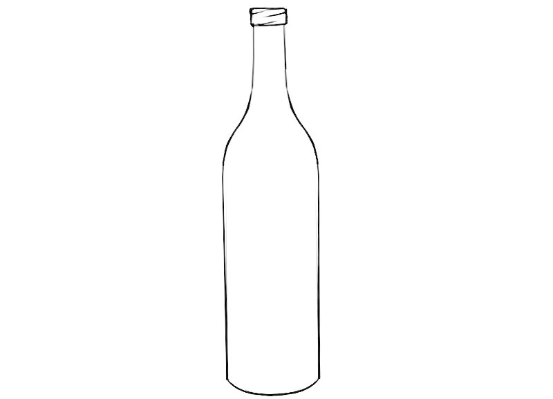 Bottle Coloring Page