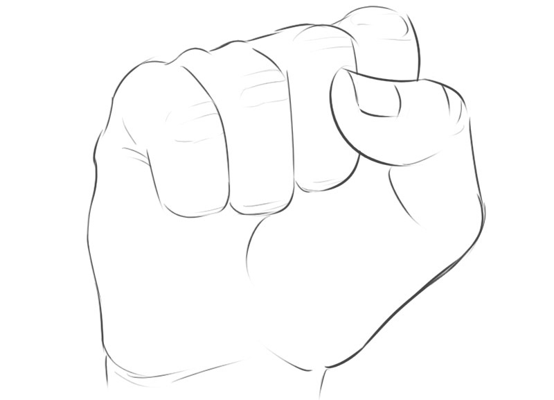 Fist coloring pages