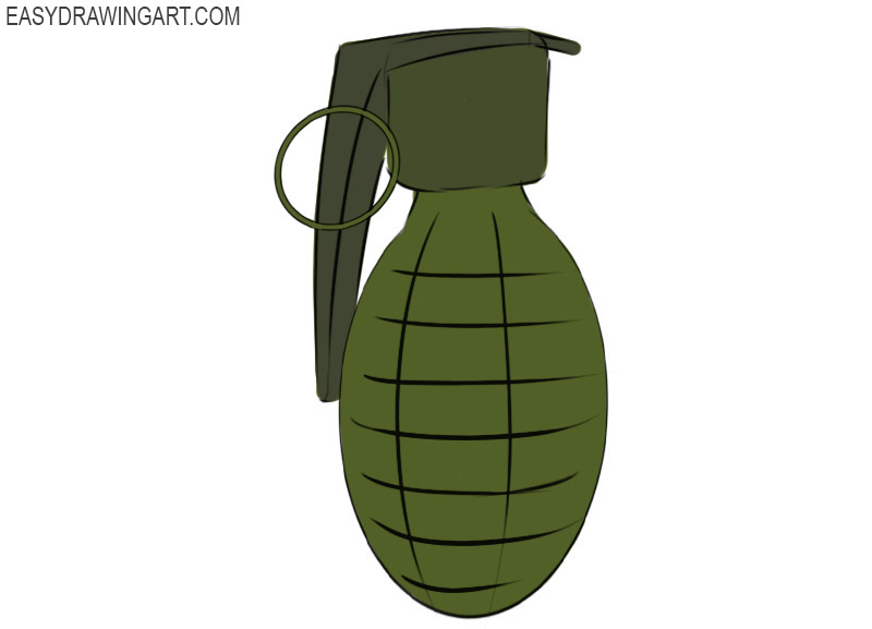 Grenade Coloring Pages