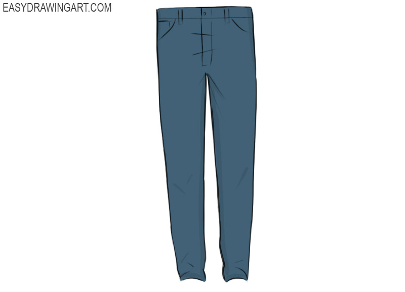 Jeans Coloring Pages