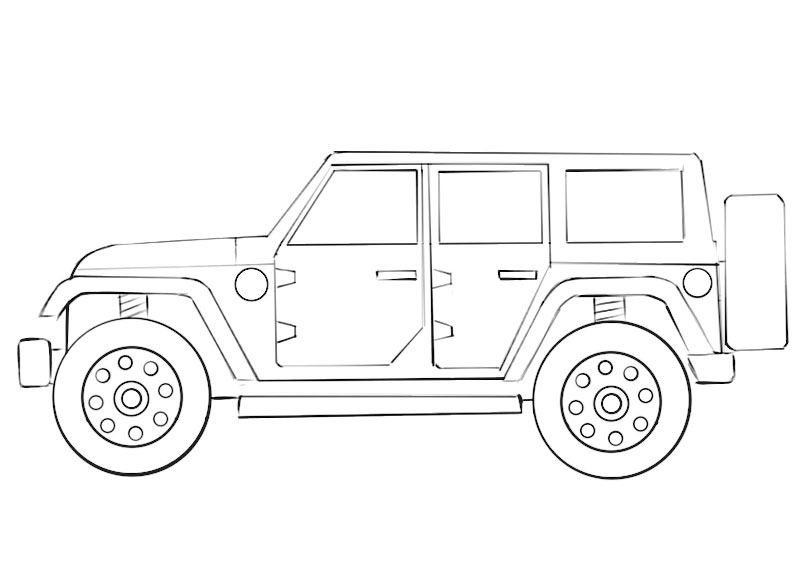 Jeep Coloring Page | Coloringpagez.com