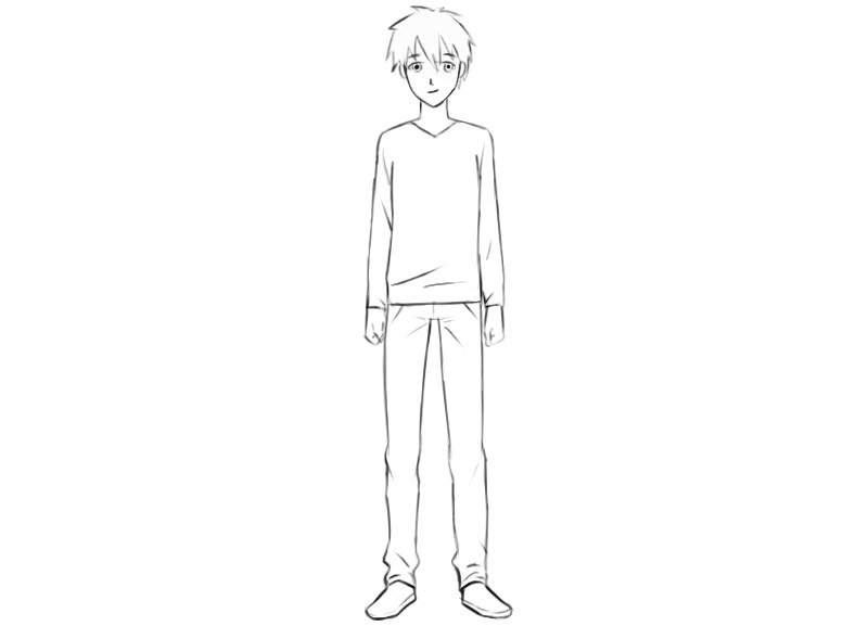 Manga Character Coloring Pages