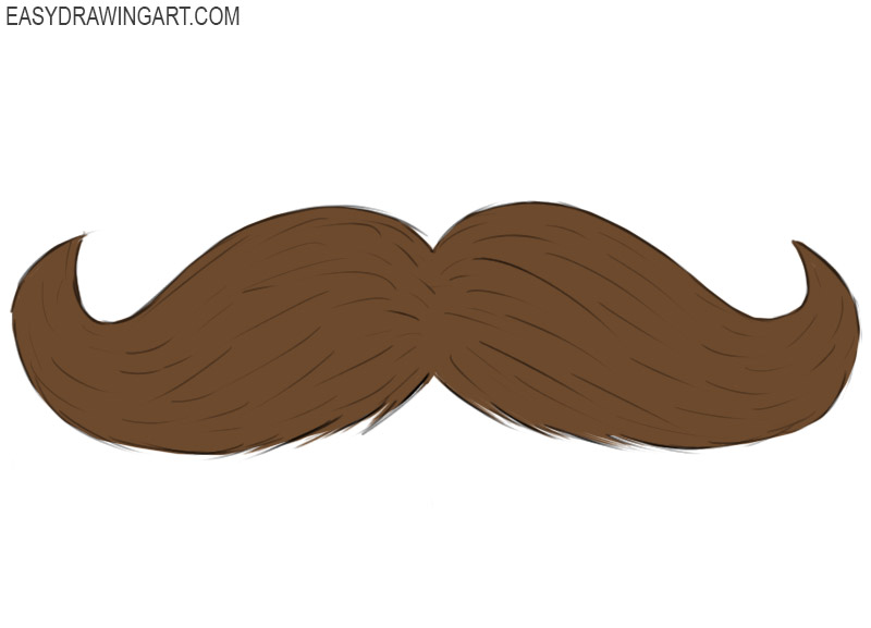 Mustache Coloring Pages