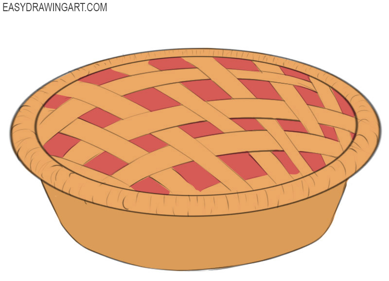 Pie Coloring Pages