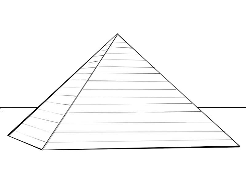 Pyramid Coloring Page