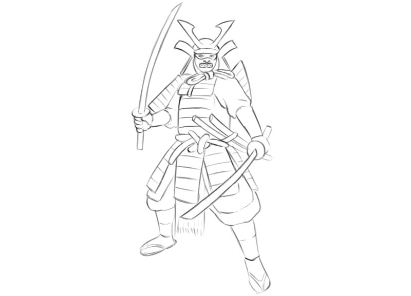 Samurai Coloring Pages