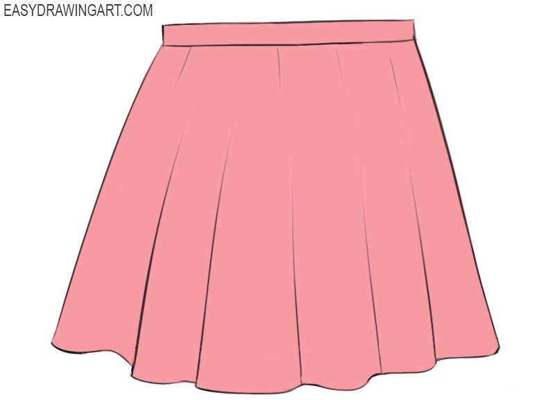 Skirt Coloring Pages