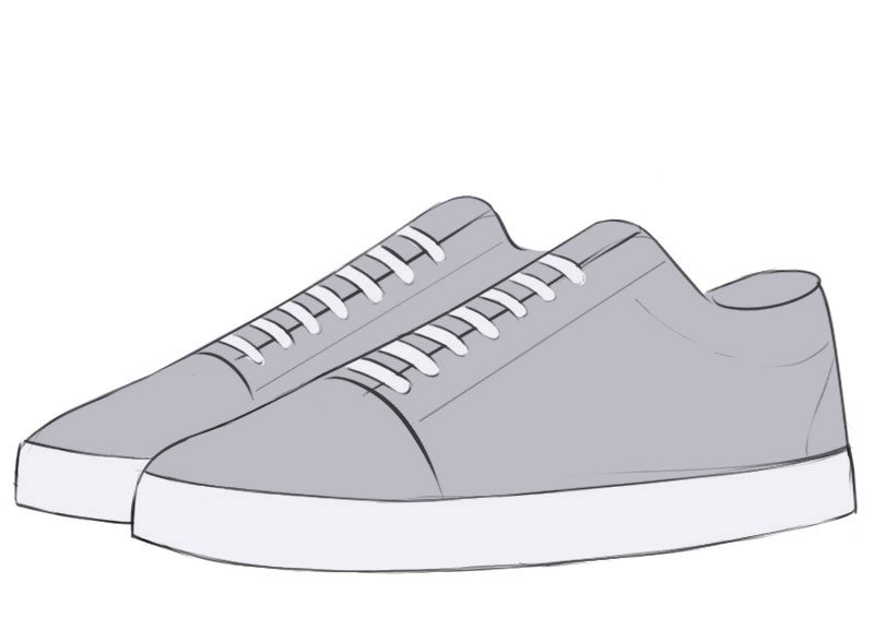 Sneakers Coloring Pages