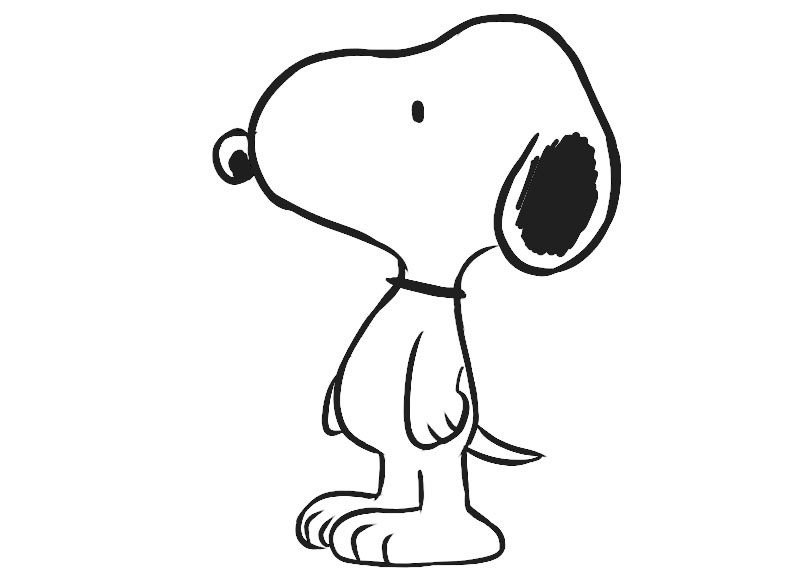 Snoopy Coloring Page