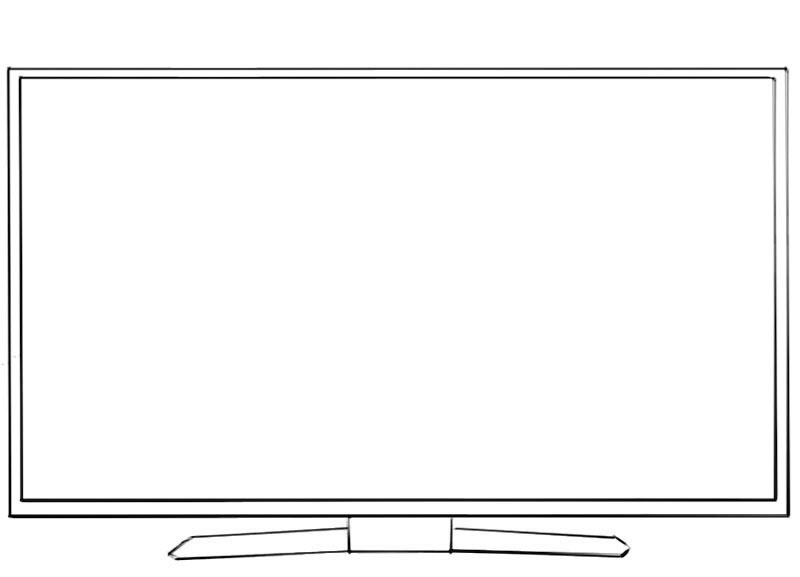 TV Coloring Page