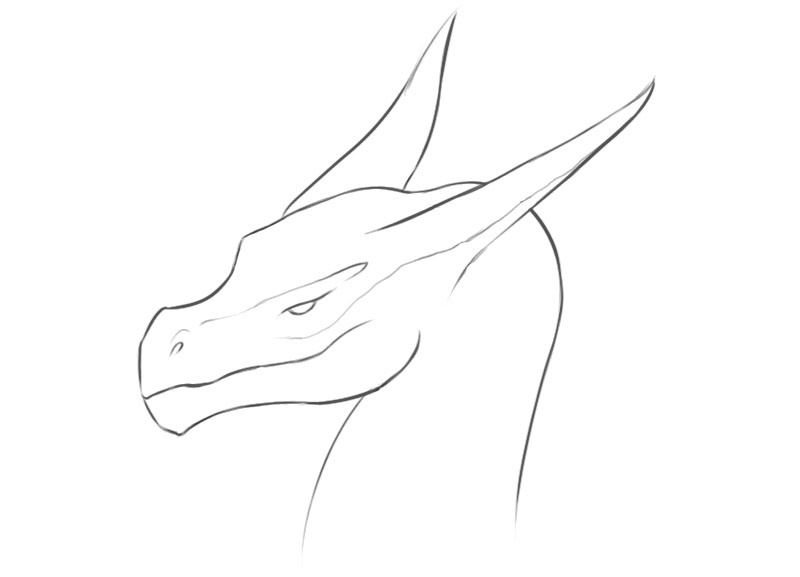 dragon head coloring pages
