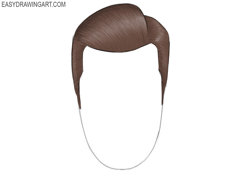 hair coloring page