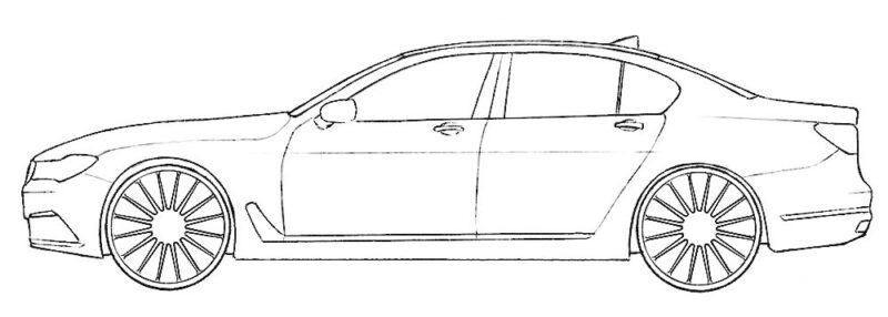 BMW Coloring Page