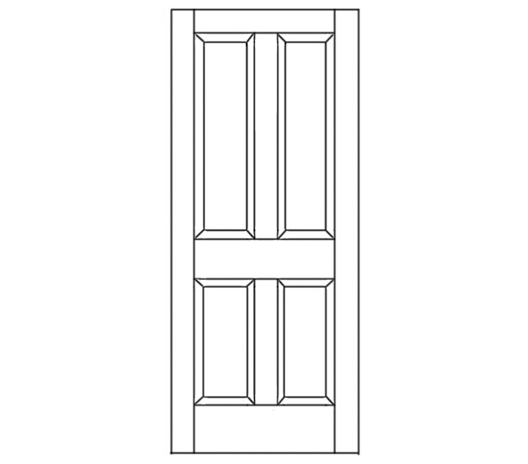 Easy Door Coloring Pages