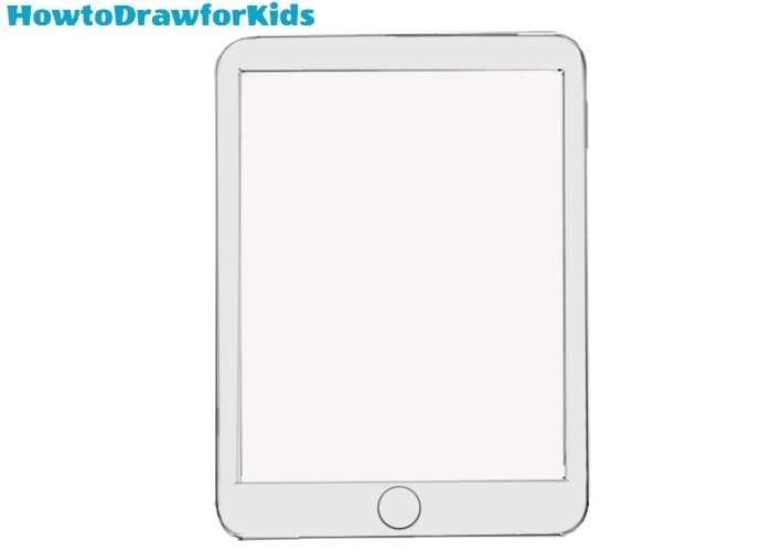 Easy iPad Coloring Page