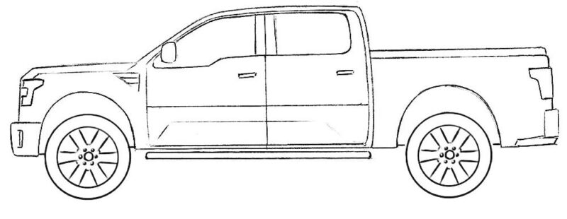 Ford Tuscany Coloring Page