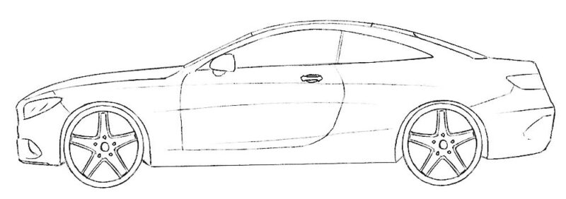 Mercedes-Benz Coloring Page