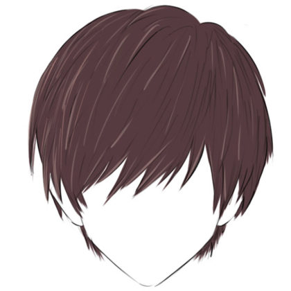 Anime Hair Coloring Page - Coloringpagez.com