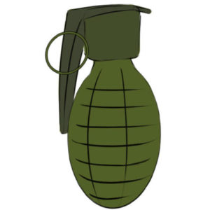 Grenade Coloring Page