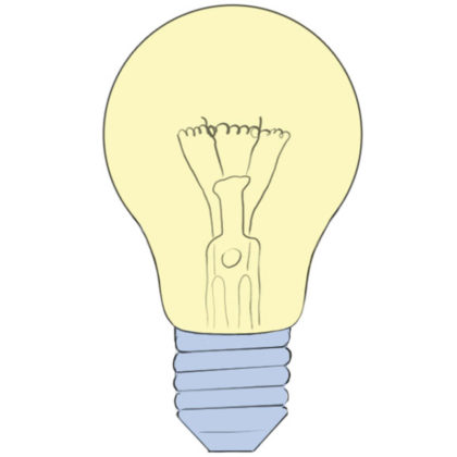 Light Bulb Coloring Page