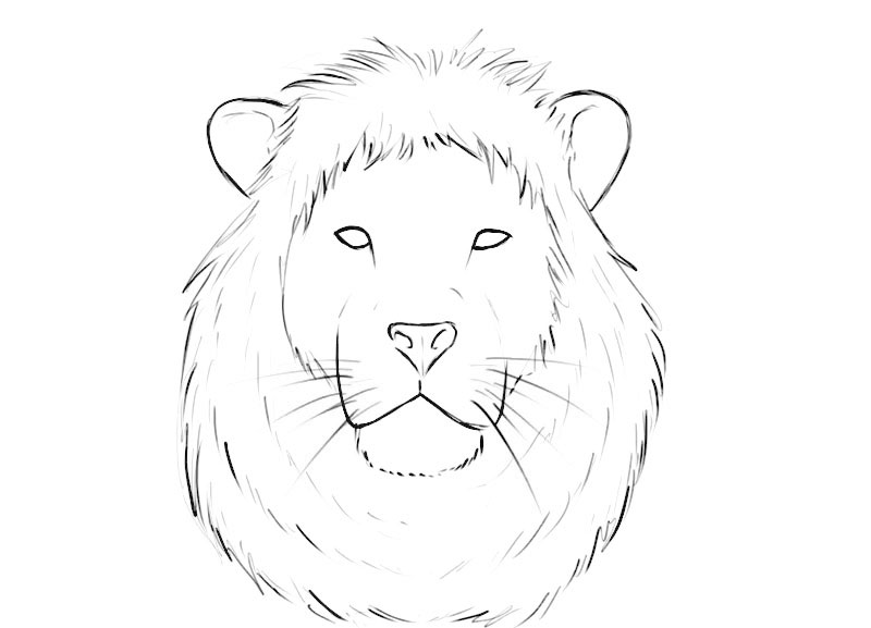 Lion Head Coloring Page | Coloringpagez.com