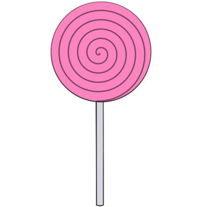 Lollipop Coloring Page