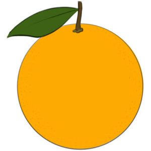 Orange Coloring Page