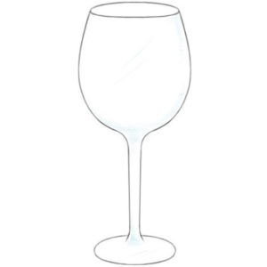 Wine Glass Coloring Page
