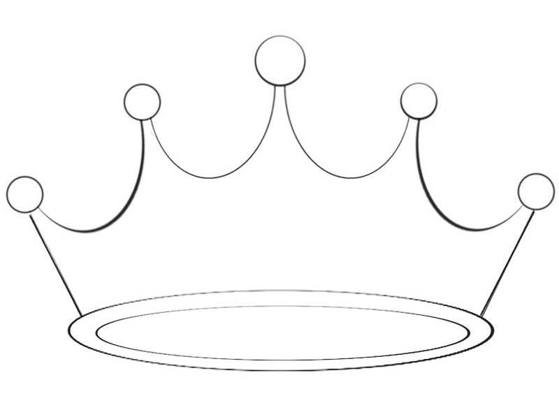 Crown Coloring Page