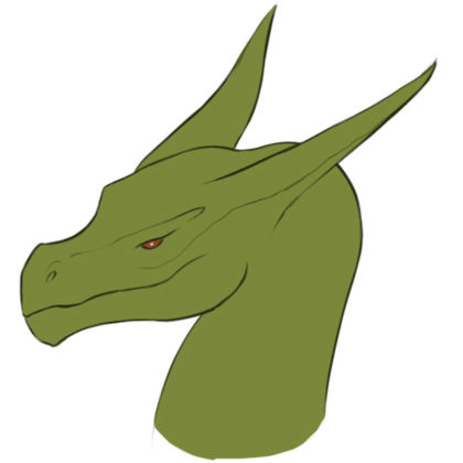 Dragon Head Coloring Page