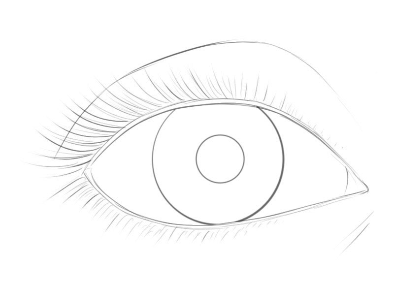 eye coloring page