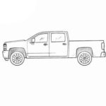 Chevy Truck Coloring Page
