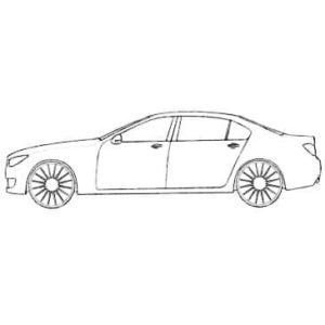 Easy Car Coloring Page