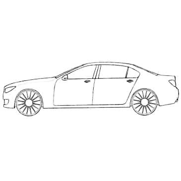 Easy Car Coloring Pages