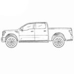 Ford Tuscany Coloring Page
