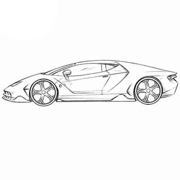 Lambo Coloring Pages