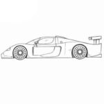 Maserati Coloring Page