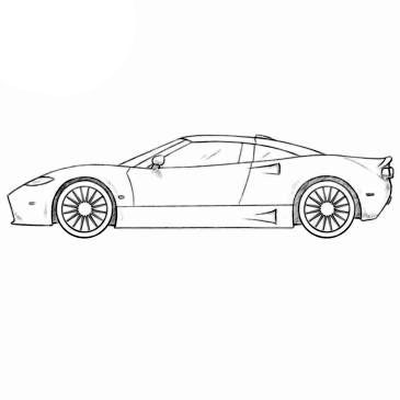 Really Cool Car Coloring Pages