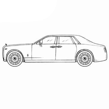 Rolls Royce Coloring Pages