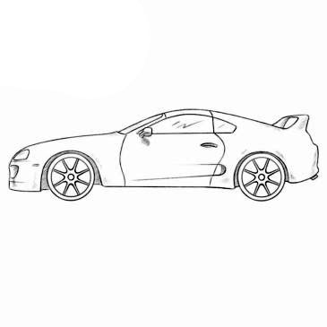 Toyota Supra Coloring Page  Coloringpagez.com