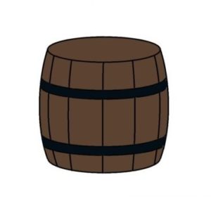 Easy Barrel Coloring Page