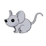 Easy Mouse Coloring Page