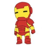 Easy Iron Man Coloring Page