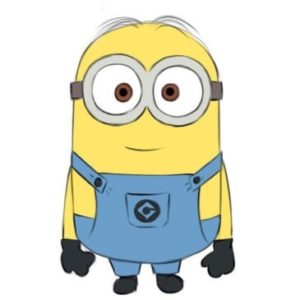 Easy Minion Coloring Page