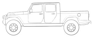 Jeep Truck Coloring Page - Coloringpagez.com