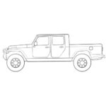 Jeep Truck Coloring Page