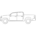 Simple Truck Coloring Page