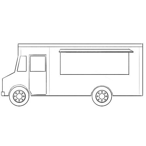 Taco Truck Coloring Page