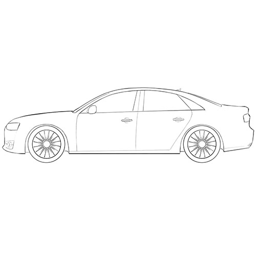 Audi Car Coloring Page