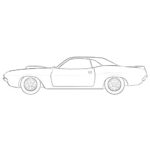 Drag Car Coloring Pages